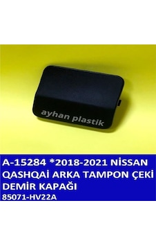 AYHAN A15284 Arka Tampon Çeki Demir Kapağı Nissan Qashqai 18-21 AYHAN A15284 Arka Tampon Çeki Demir Kapağı Nissan Qashqai 18-21