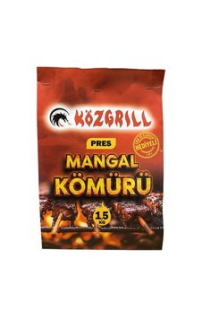 5 Adet Közgrill Mangal Kömürü Pres 1,5 Kg