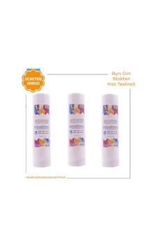 5 Mikron Sediment Spun Filtre (Tortu Filtresi) 3 Adet 5 Mikron Sediment Spun Filtre (Tortu Filtresi) 3 Adet