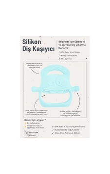 Bay Mavi Bebek Silikon Diş Kaşıyıcı Najmaddin Standart