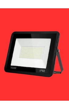 100 Watt Siyah Slim Kasa Kırmızı Işık Ip65 Led Projektör