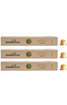 Muhlisa Espresso Colombia Kapsül Kahve 3'lü Kutu %100 Arabica Muhlisa Espresso Colombia Kapsül Kahve 3'lü Kutu %100 Arabica