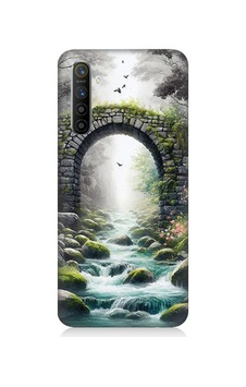 Realme X2 Uyumlu Sisli Taş Köprü Geçidi Desenli Silikon Kılıf Çok Renkli Realme X2 Uyumlu Sisli Taş Köprü Geçidi Desenli Silikon Kılıf Çok Renkli