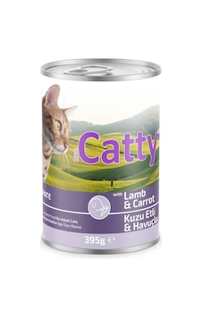 Catty Pate Kuzu Etli Havuçlu Kedi Konservesi 395 Gr Catty Pate Kuzu Etli Havuçlu Kedi Konservesi 395 Gr