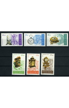 Koleksiyon Pulları, 1988 Polonya ,antika Saatler 6 Pulluk Damgasız Tam Seri,n11-13