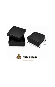 20x24x7 Cm Hediye Kutusu-siyah
