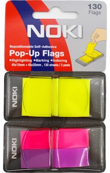 Noki Memo Pop-Up Flags Yapışkanlı İşaretleyici 130 Yaprak(26006B) Noki Memo Pop-Up Flags Yapışkanlı İşaretleyici 130 Yaprak(26006B)