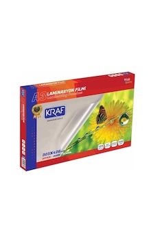Kraf Laminasyon Filmi 125 Mikron A3 100'lü Paket Kraf Laminasyon Filmi 125 Mikron A3 100'lü Paket