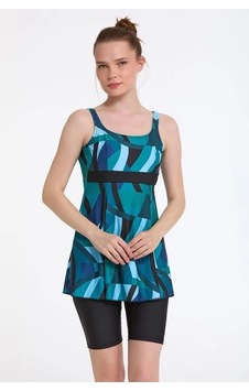 Angbutik Argento 0551-326 Kadın Taytlı Tankini Çok Renkli Angbutik Argento 0551-326 Kadın Taytlı Tankini Çok Renkli