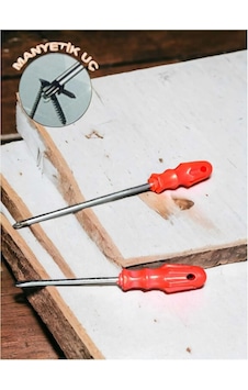 Ecole Manyetik Uç Yıldız Ve Düz Tornavida 2'li Set Orta Boy 6x125 Mm