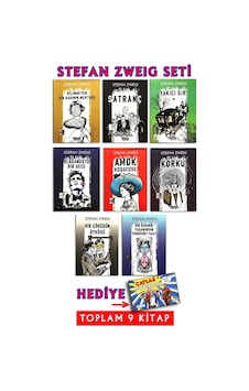 Stefan Zweig Seti + Çatlak Karikatürler 9 Kitaplı Set
