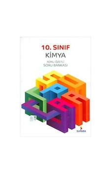 10 Sınıf Kimya Konu Özetli Soru Bankası Supara Yayınları 10 Sınıf Kimya Konu Özetli Soru Bankası Supara Yayınları