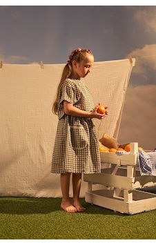 Oh La La Koala Haki Daisy Picnic Serisi Etekli Takım Oh La La Koala Haki Daisy Picnic Serisi Etekli Takım
