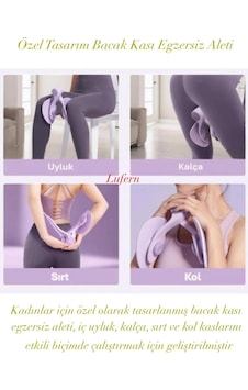 Özel Tasarım Kadınlar İçin Bacak Kası Egzersiz Aleti İç Uyluk Pelvik Kalça Sırt Kol Kası Vücut Form Çok Renkli