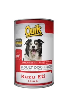 Quik Parça Kuzu Etli Konserve Yetişkin Köpek Maması 415 G Quik Parça Kuzu Etli Konserve Yetişkin Köpek Maması 415 G