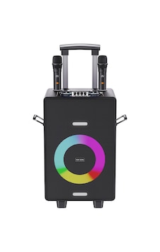 Ven-dens Vd-spk004 Premium 8 İnç Çift Mikrofonlu Ve Led Işıklı Taşınabilir Bluetooth Parti Hoparlörü Ven-dens Vd-spk004 Premium 8 İnç Çift Mikrofonlu Ve Led Işıklı Taşınabilir Bluetooth Parti Hoparlörü