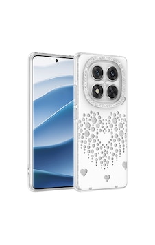 Maks Technology Redmi Note 14 Pro 4g Kılıf Damla Taşlı Mkst Rivas Sert Pc Kapak - Beyaz Maks Technology Redmi Note 14 Pro 4g Kılıf Damla Taşlı Mkst Rivas Sert Pc Kapak - Beyaz