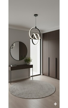 İmza Model Siyah Led Avize 3 Renk Ayarlanabilir Modern Işık Diğer İmza Model Siyah Led Avize 3 Renk Ayarlanabilir Modern Işık Diğer