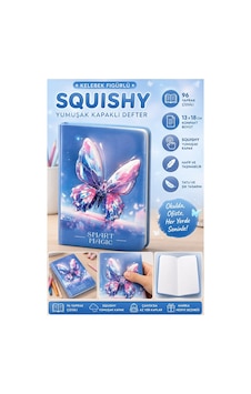 Kelebek Squıshy Yumuşak Kapaklı Defter 96 Yaprak 13x18cm 1 Adet Df-1318 Sukuşi Çizgili Defter Hediyelik Sevimli Defter Mavi Kelebek Squıshy Yumuşak Kapaklı Defter 96 Yaprak 13x18cm 1 Adet Df-1318 Sukuşi Çizgili Defter Hediyelik Sevimli Defter Mavi