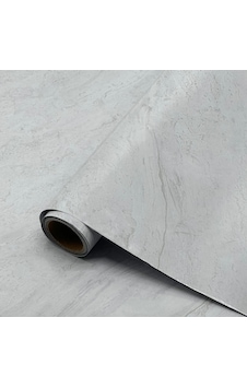 Brano Yapışkanlı Kaplama Folyosu Açık Gri Mermer 75 Cm x 3 Metre