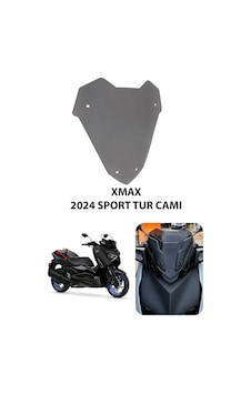 Yamaha Xmax Uyumlu Sport Tur Camı 2024 Füme Yamaha Xmax Uyumlu Sport Tur Camı 2024 Füme