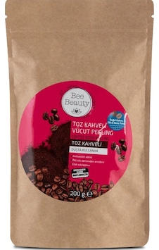 Bee Beauty Toz Kahveli Vücut Peelingi 200 G