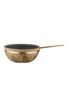 Brioni Selection Slk - 1472 Granit Kapaksız Wok Tava Krem 26 CM Brioni Selection Slk - 1472 Granit Kapaksız Wok Tava Krem 26 CM