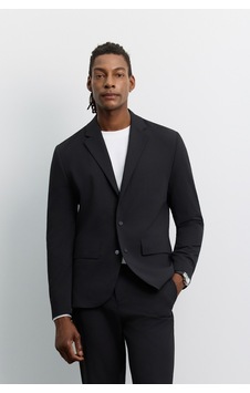 Avva Erkek Siyah Mono Yaka Çıtçıt Kapama Kırışmayan Su İtici Teknik Kumaş Comfort Slim Fit Ceket A62y4000 Avva Erkek Siyah Mono Yaka Çıtçıt Kapama Kırışmayan Su İtici Teknik Kumaş Comfort Slim Fit Ceket A62y4000