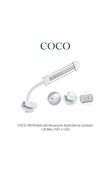 Coco 5w Kristal Led Akvaryum Aydınlatma Lambası 130 Mm Rgb Klipsli J-120 707-j-120 Coco 5w Kristal Led Akvaryum Aydınlatma Lambası 130 Mm Rgb Klipsli J-120 707-j-120