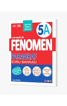 Fenomen 5. Sınıf Paragraf A Soru Bankası Bağlam Temelli Fenomen Yayınları Fenomen 5. Sınıf Paragraf A Soru Bankası Bağlam Temelli Fenomen Yayınları