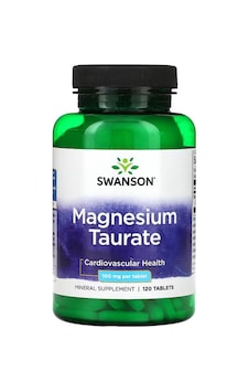 Swanson, Magnesium Magnezyum Taurate, 100 Mg, 120 Tablet
