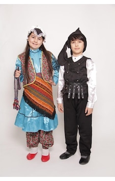 A.L.M Kids Karadeniz Yöresel Kız Çocuk Kostüm