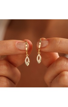 Altın Damla Küpe T12820 Altın Damla Küpe T12820
