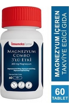 İmuneks Farma Magnezyum 3'lü Etki 60 Tablet İmuneks Farma Magnezyum 3'lü Etki 60 Tablet