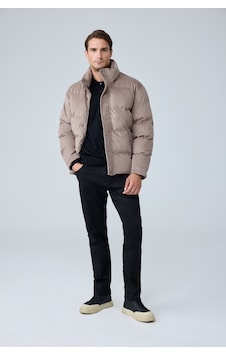 Danger Erkek Su Geçirmez Kadife Puffer Şişme Mont Bej 4346dngr Danger Erkek Su Geçirmez Kadife Puffer Şişme Mont Bej 4346dngr