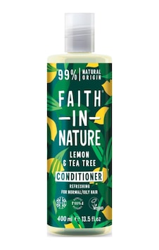 Faith in Nature Doğal Limon & Çay Ağacı Ferahlatıcı Normal & Yağlanmaya-Kepeğe Meyilli Saçlar İçin Saç Bakım Kremi 400 ML