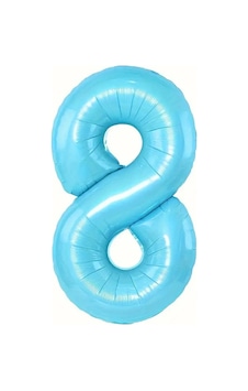 Beysüs Mavi 8 Rakam Folyo Balon 80 Cm Mavi