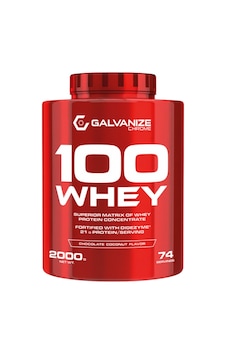 Galvanize Chrome 100 Whey Protein Tozu 2000 Gr Çikolata & Hindistan Cevizi 74 Servis Çikolata - Hindistan Cevizi Galvanize Chrome 100 Whey Protein Tozu 2000 Gr Çikolata & Hindistan Cevizi 74 Servis Çikolata - Hindistan Cevizi