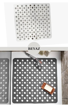Mainshop Kaydırmaz Duşakabin Banyo Ve Duş Paspası Kare Bubble Vantuzla Yapışır 54 X 54 Cm Beyaz Mainshop Kaydırmaz Duşakabin Banyo Ve Duş Paspası Kare Bubble Vantuzla Yapışır 54 X 54 Cm Beyaz