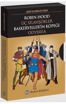Çizgi Klasikler Dizisi 4 Kitap Kutulu Çizgi Klasikler Dizisi 4 Kitap Kutulu