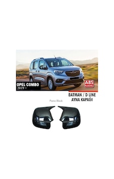 Opel Combo Yarasa Batman Ayna Kapağı Piano Black 2019+ Opel Combo Yarasa Batman Ayna Kapağı Piano Black 2019+