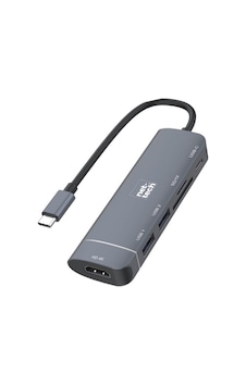 Nettech Nt-0t04 6 İn 1 Type-c Hub Adaptör Çoklayıcı Dock Station Nettech Nt-0t04 6 İn 1 Type-c Hub Adaptör Çoklayıcı Dock Station