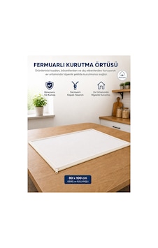 80x100 Cm Fermuarlı Tül Kurutma Krem Örtüsü Toz Ve Böceklere Karşı Koruyucu Hijyenik Kurutma Filesi 80x100 Cm Fermuarlı Tül Kurutma Krem Örtüsü Toz Ve Böceklere Karşı Koruyucu Hijyenik Kurutma Filesi