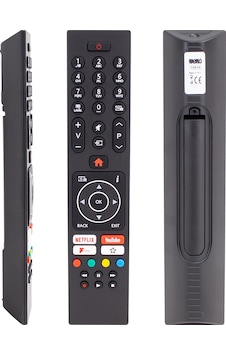 Weko Kl Vestel Uyumlu Netflıx-youtube-play Tuşlu Yazısız Lcd Led Tv Kumanda Rc43137-30101403