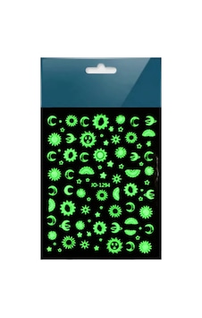Karanlıkta Parlayan Ay Güneş Yıldız Tırnak Sticker Tırnak Etiketi Nail Art Jo-1294 Karanlıkta Parlayan Ay Güneş Yıldız Tırnak Sticker Tırnak Etiketi Nail Art Jo-1294