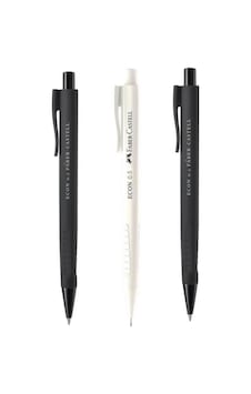 Faber-castell Econ Versatil Kalem 0.5 / 2 Siyah + 1 Beyaz Siyah Faber-castell Econ Versatil Kalem 0.5 / 2 Siyah + 1 Beyaz Siyah