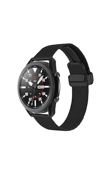 Huawei Honor Magic 2 46mm Uyumlu Krd-85 22mm Metal Omsy Kordon-siyah Huawei Honor Magic 2 46mm Uyumlu Krd-85 22mm Metal Omsy Kordon-siyah
