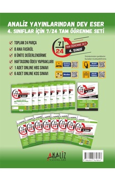 4.sınıf 7/24 Tam Öğrenme Seti