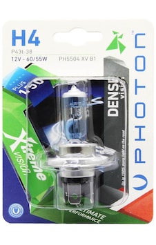Photon H4 Xtreme Vision Blister +%150 Fazla Işık 2 Adet Photon H4 Xtreme Vision Blister +%150 Fazla Işık 2 Adet