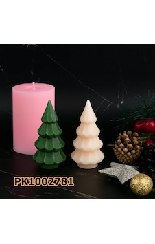 Pk1002781 - Silikon Kalıp Mum Kalıbı - Küçük Boy Çam Ağacı Renksiz Pk1002781 - Silikon Kalıp Mum Kalıbı - Küçük Boy Çam Ağacı Renksiz